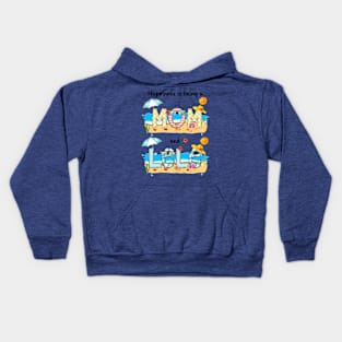 Happiness Is Being A Mom And Lele Summer Beach Happy Mother's Kids Hoodie